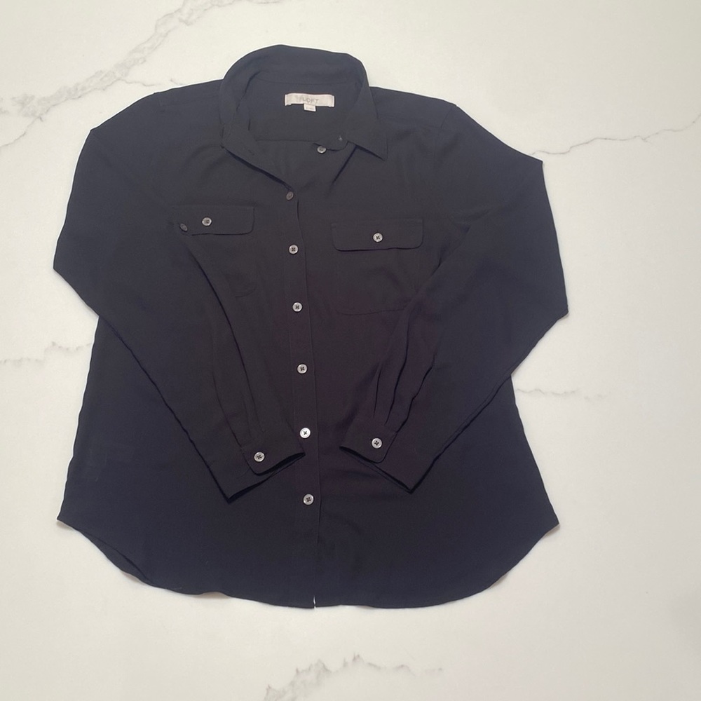 Black LOFT Blouse